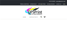 Tablet Screenshot of dpsprint.co.uk